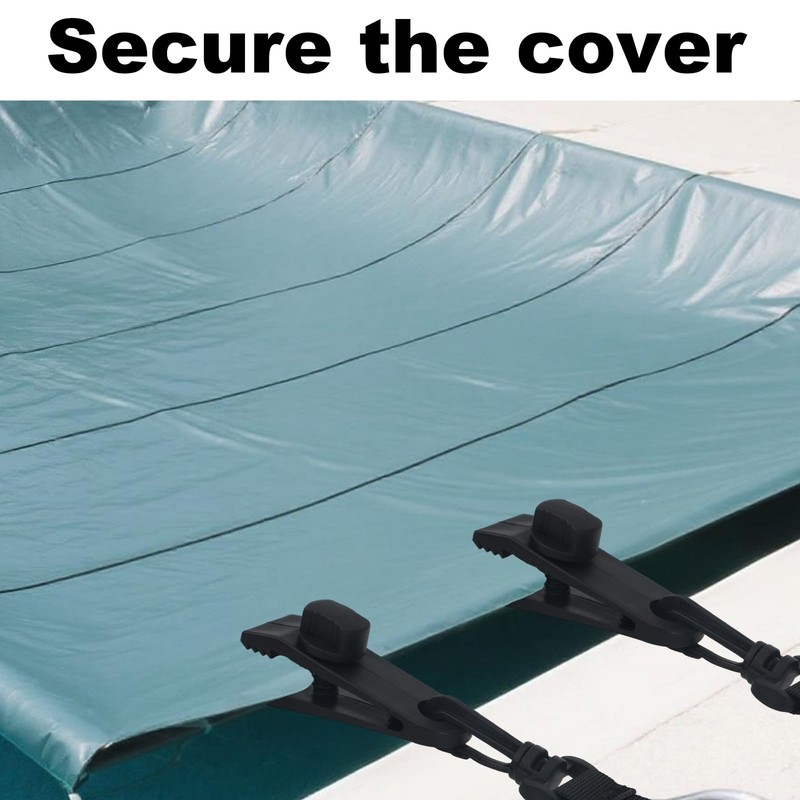 24pcs Pool Solar Cover Reel Attachment Kit, Inground Above Ground