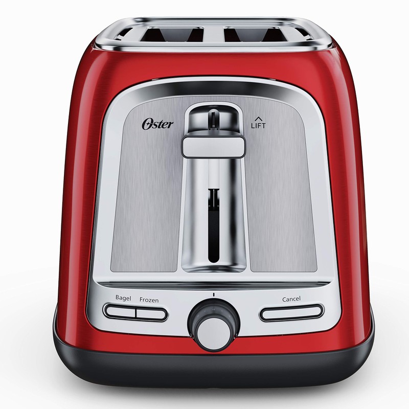 Oster® 2-Slice Toaster with Advanced Toast Technology Candy Apple Red