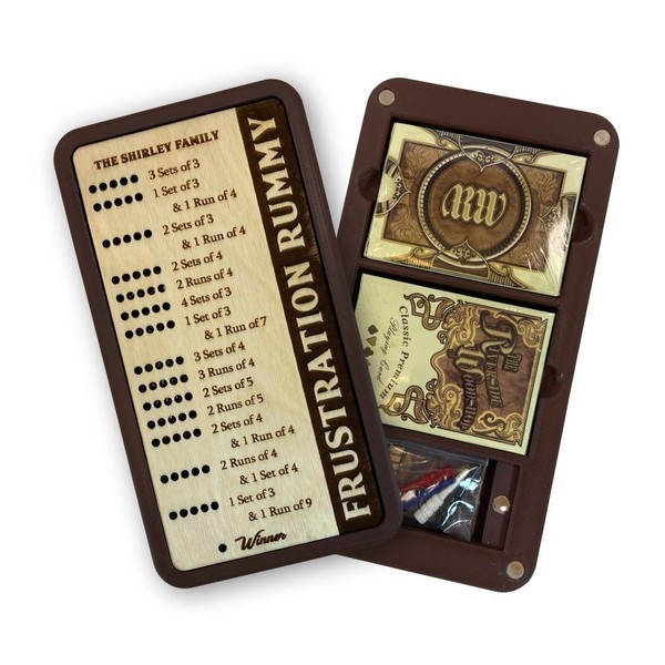 Personalized Deluxe Frustration Rummy Set - Designed to make your