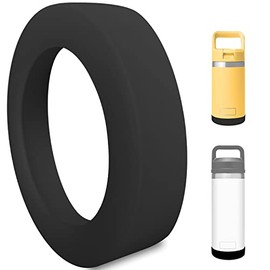 Acemoo Silicone Boot Sleeve for YETI Rambler Jr 12 oz and Rambler 12 oz 18 oz, Safer Protection for Yeti Rambler Bottle - Dishwasher Safe