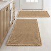 MIULEE Set of 2 Waffle Bathroom Rugs, Boho Bath Rugs