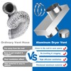 Upgraded 84049 Periscope Dryer Vent, 0-5" Adjustable Connector Kit for