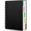 EUSOAR Notebook with Dividers, 1 Pack A5 5.5"x 8.3", 5