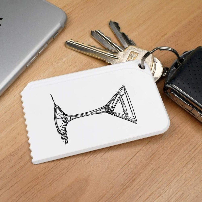 Azeeda 'Cocktail Glass' Plastic Ice Scraper (IC00038101)