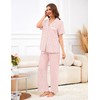 Bloggerlove 100% Cotton Pajamas for Women Set 2 Piece Short