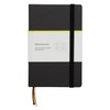 Maruman A6 Notebook Mnemosyne Journal Black 6.5mm Ruled