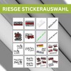 JDM tuning car sticker, shocker hand, OEM DUB sticker, stickerbomb