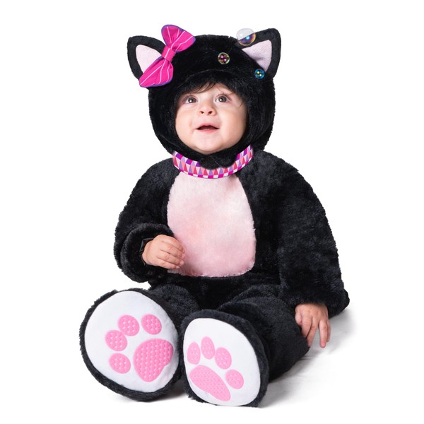 Spooktacular Creations Baby Girl Black Kitten Costume Baby Cat Costume for Toddler Baby Unisex Infants Halloween Costume for Dress Up Party -1824