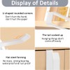 Jizxol Kitchen Roll Holder, No Drilling, Kitchen Roll Holder, Kitchen