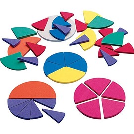 Didax Educational Resources Fraction Circles-Easyshapes, Assorted