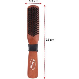 Fine Lines - Long + Wide Paddle Bristle Brushes Set - Boar and Nylon Bristle Hair Brush Set - Soft Bristle Hair Brush for Afro, Wet or Curly Hair - Bristle Hair Brushes for Women and Men