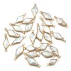 Perlas de freswater natural con conector de perlas sueltas, 5