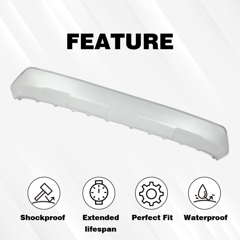 G-PLUS Rear Bumper Guard Lower Valance Panel Cover Sliver Compatible