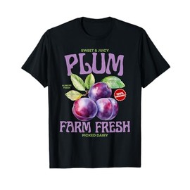 Plum Farm Fresh Farmers Harvest Organic Vintage T-Shirt