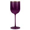 PLASTICPRO Plastic Wine Glasses Set of 5 Elegant Wine Goblets