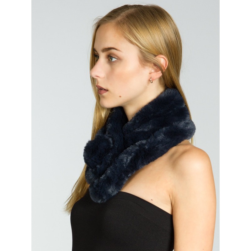 Caspar SC478 Women's Faux Fur Scarf Fur Collar Fur Collar,