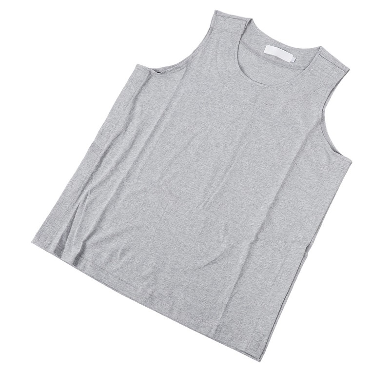 Unisex Cotton Vest Easy Wear Removal Side Full Opening Sleeveless