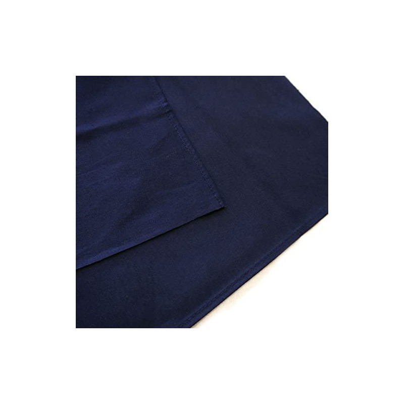 Cotton Broad Plain Large Furoshiki Navy Blue Made in Japan