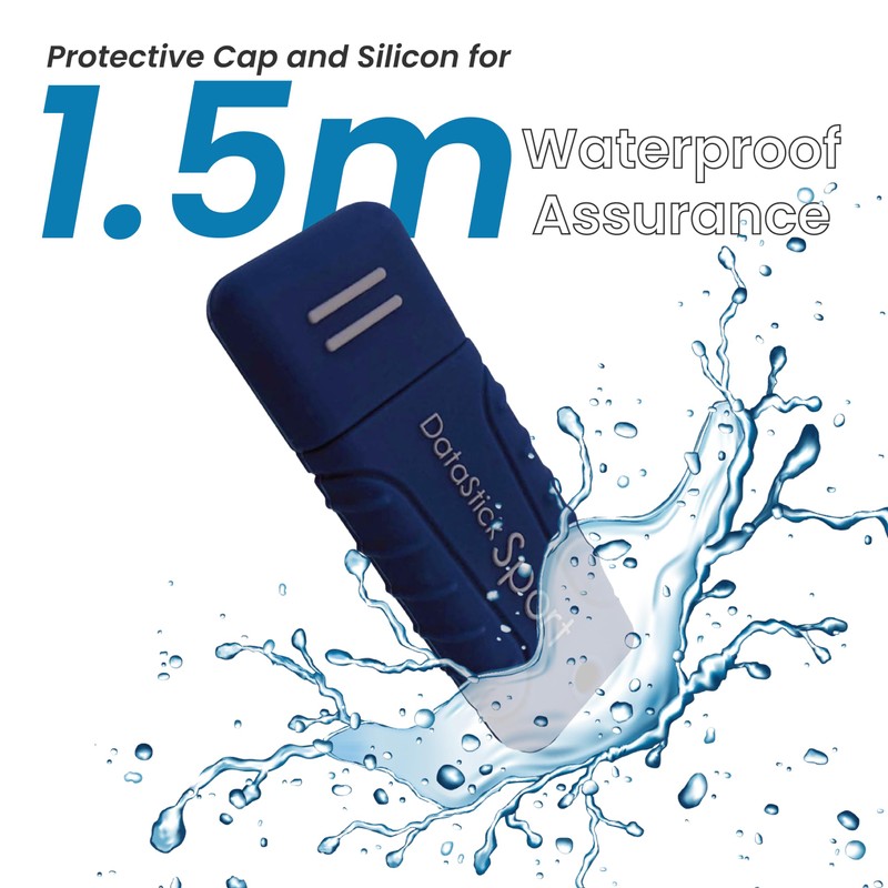 Water Resistant 64GB DataStick Sport by Centon, USB 3.2 Gen1