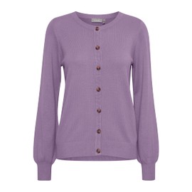 fransa - FRBLUME CAR 5 - Women's Cardigan with Buttons - 20611796, Purple Haze (183718)