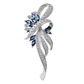 SHSMPXOY Crystal Brooch, Fancy Vintage Style Flower Women's Brooches & Pins, Rhinestone Ballerina Butterfly Brooch Fashion Pearl Flowers Brooch Pins Jewellery Gifts for Ladies Jewelry