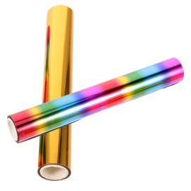 VILLFUL Flexible DIY Accessory 2 Rolls Heat Activated Foil Rolls for Craft Projects