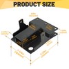 KUAFU 2" Trailer Hitch Receiver Compatible with Kawasaki Mule 600