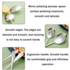 BAIYSFFG Serving Spoons Large,4 Pcs Stainless Steel Buffet Serving Spoon