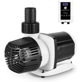 Orlushy DC-5000 Silent Swirl Controllable DC aquarium Pump 40W 1320GPH-marine wavemaker return pump with sine wave Controller for salt/Freshwater coral reef fish tank sump Circulation