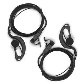NEWASHAN 2 X Earpiece for Garmin Radio Rino 110 120 130 520 530 610 650 655 700 750 755T Walkie Talkie 2.5mm 1-pin Clip Ear Hook Hanger Headset (D-Style) (G-Style)