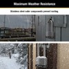 Master Lock (マスターロック) 南京錠 鍵式 屋外 耐候 防錆 本体幅51mm 吊高内径64mm