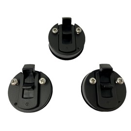 Haasweller 3 x Pull Lock Furniture Lock Like Push Lock Lockable for Motorhome Camper Removal Pressure Lock