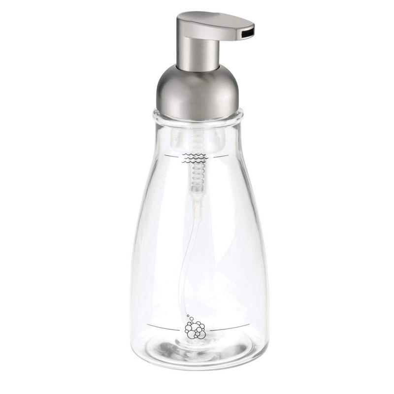 iDesign Foaming Soap Dispenser for Kitchen, Bathroom, Sink, Vanity, 3"