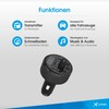 XLayer Car Charger 30 W with FM Transmitter Black
