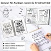 APOGO Hand Lettering Calligraphy Pens: 12 Black Calligraphy Hand Lettering