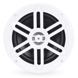 Belva BMS65WH 500 Watt Peak White 6.5-inch 2-Way Water-Resistant Marine Speakers for Boats/ATV/UTV/SxS