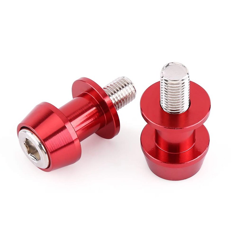 Voluxe 8mm Motorcycle CNC Swing Arm Spool, Aluminium Alloy Sliders