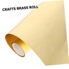 GLEAVI 1roll Brass Foil Sheet High Hardness Metal for Crafting