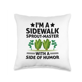Urban Gardening Gardener Urban Gardener Garden Work Garden Throw Pillow