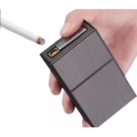 Taej 85 10pz Cigarreras Con Encendedor Electrico Recargable Cigarros