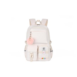 ESSENTIALFULL Backpack for girls Teen Women laptop backpack for students book clothes travel daypack outdoors (White)