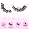 APCYUST Lashes False Wispy Eyelashes Natural Cat Eye Lash Strips