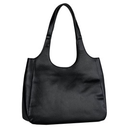 TOM TAILOR Denim Leana Women's Shopper Shoulder Bag Zip Medium Black, black, Modern