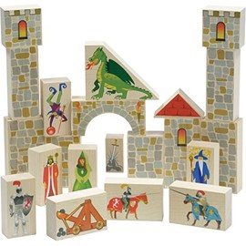 Castle Block Set (Gold Gift Box) - Made in USA