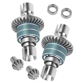 RCYouHott RC Front & Rear Differential Input Gear Kit Upgrades Part for 1/16 H16BM H16PL H16GT H16DR 16207 16208 16209 16210,Hyper go 1/14 14209 14210 14301 14303 Diff,Titanium