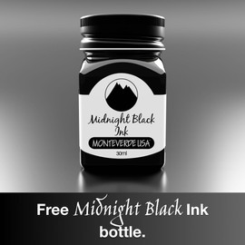 Monteverde USA Impressa Fountain Pen Gift set (Black) Fine Nib - Premium pen for Men & Women – Perfect for Office, Business, School, Gifts, Journaling, Autographs