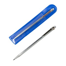 Forum Scriber with Carbide Tip, 150 mm (Scriber Pin Tool), with Fixed Carbide Tip, Hexagonal Shape, Nickel-Plated, with Clip