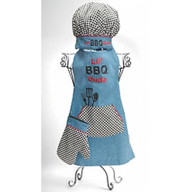 Manual Woodworkers Izzy Collection Lil' BBQ Dude Kids 3-Piece Apron Set