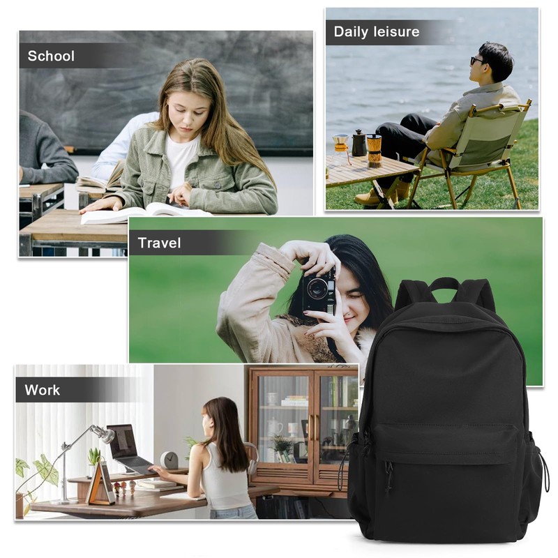 Lendolk Backpack Waterproof Laptop Backpack Work Backpack Lightweight Small Travel