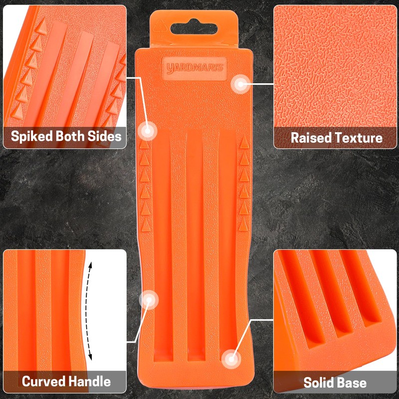 YARDMARIS 2 Pcs Tree Felling Wedge, Plastic Logging Wedges with